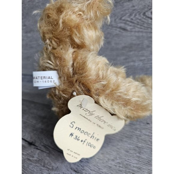 Vtg Bearly There Smoochie Westminster CA Bear Plush 36/1000 Tags Artist Signed - Picture 10 of 10
